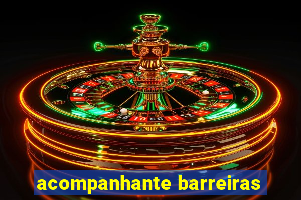 acompanhante barreiras